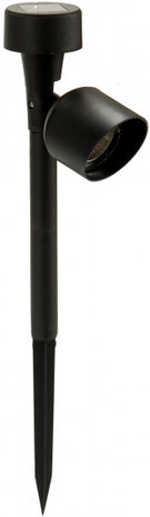 padverlichting led 1,2V 37,5 cm polypropyleen zwart