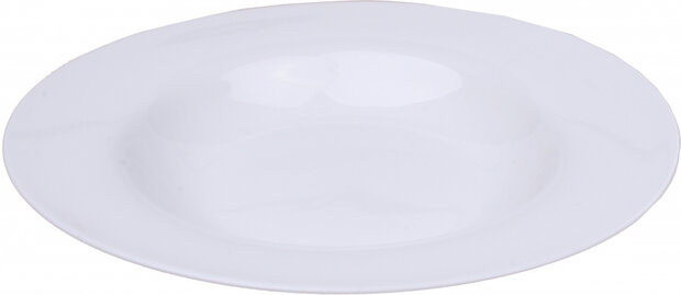 soepbord 23 x 4 cm porselein wit