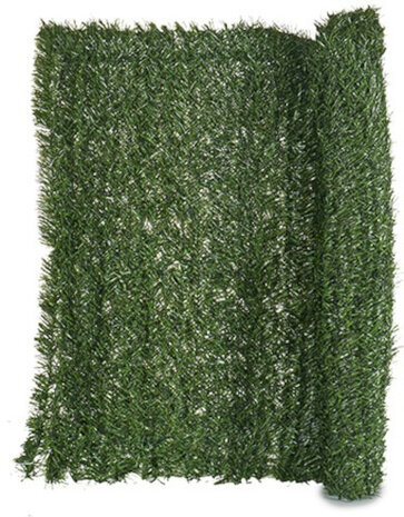 scheidingswand kunstgras 100 x 300 cm groen