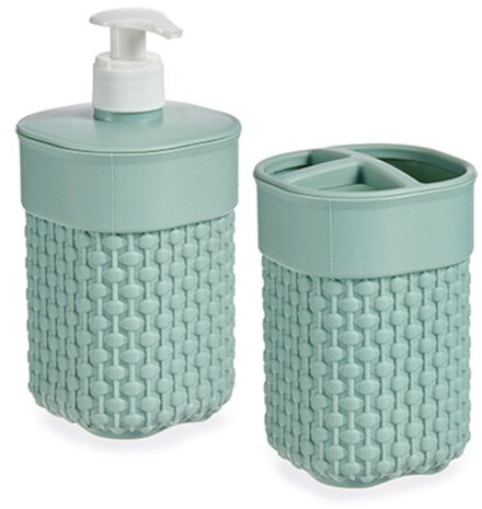 badkameraccessoireset 580 ml mintgroen 2-delig