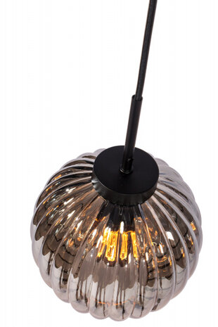 hanglamp Berlin 18 x 150 cm E27 glas bruin
