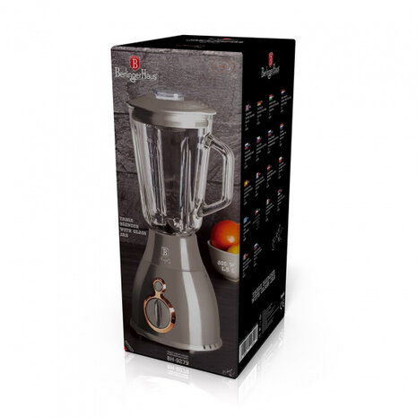 blender Moonlight 1,5 liter glas grijs