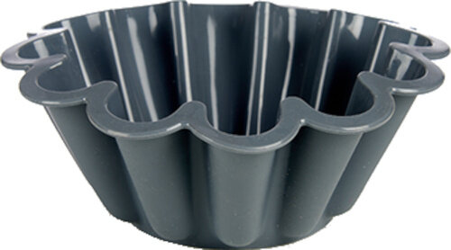 bakvorm 24,5 x 8,5 cm siliconen donkergrijs