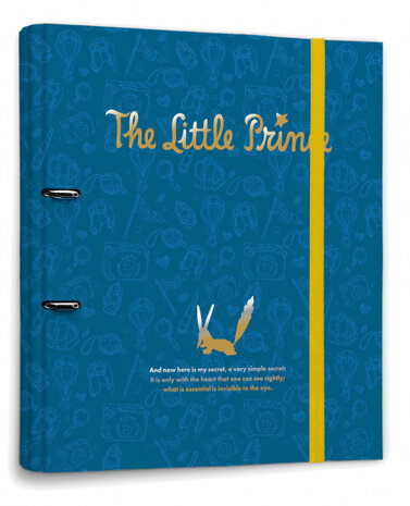 ringbandmap The Little Prince 2-rings A4 blauw/geel