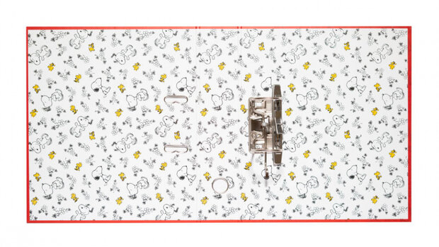 ordner Snoopy donut 2-rings A4 karton rood