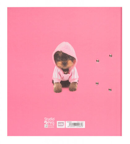 ordner Hond 2-rings A4 karton paars/roze
