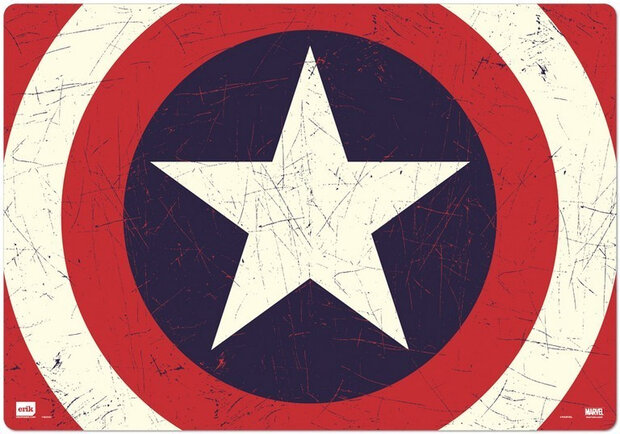 bureauonderlegger Captain America 34,5 x 49,5 cm PVC