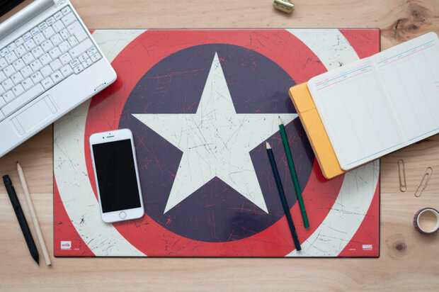bureauonderlegger Captain America 34,5 x 49,5 cm PVC