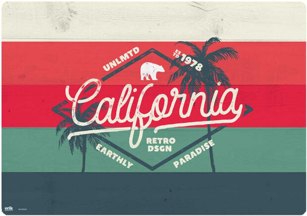 bureauonderlegger California 34,5 x 49,5 cm PVC