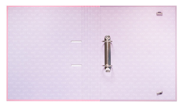 ringbandmap kat 2-rings A4 karton roze/paars