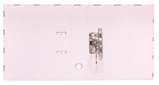 ordner The Cat 2-rings A4 karton roze