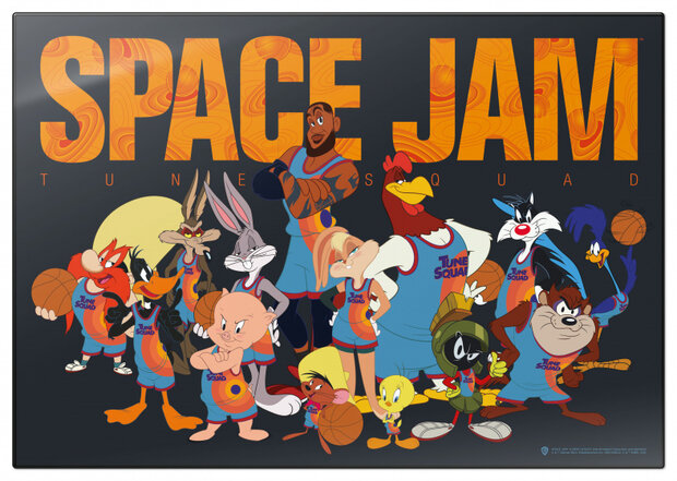 bureauonderlegger Looney Tunes 49,5 cm PVC zwart