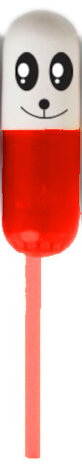 markeerstift junior 8 cm rood