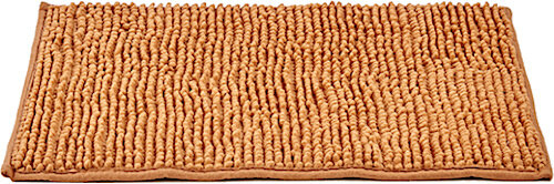 badmat 60 x 40 x 2 cm polyester bruin