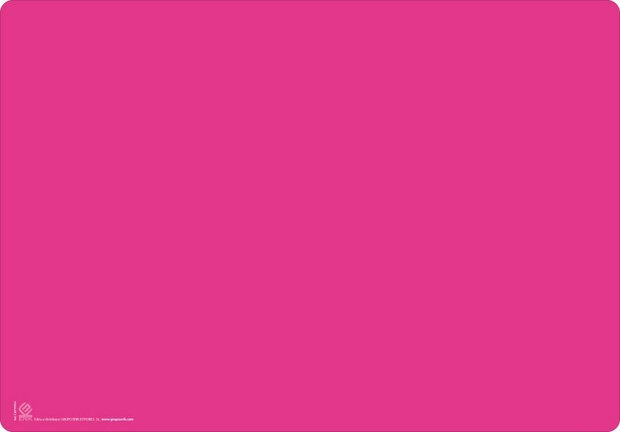 bureauonderlegger 34,5 x 49,5 PVC roze