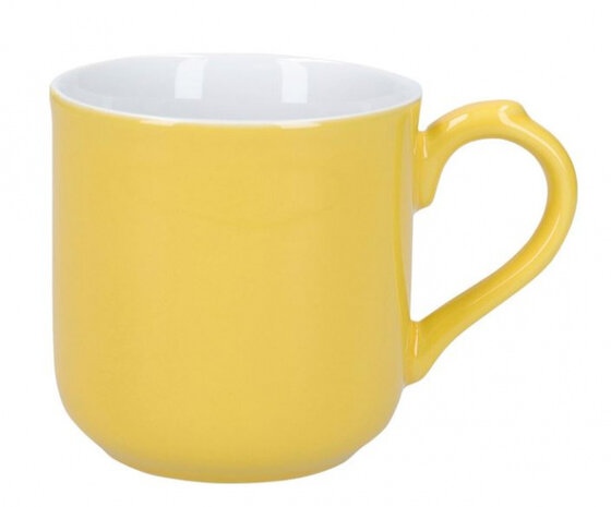 mok Farmhouse 250 ml keramiek geel