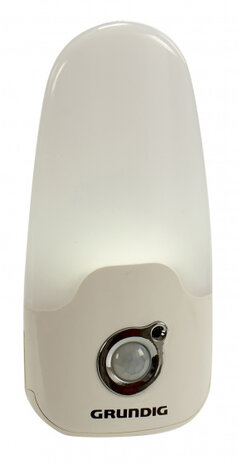 nacht-/noodlamp sensor led 230V/50Hz wit 2-delig