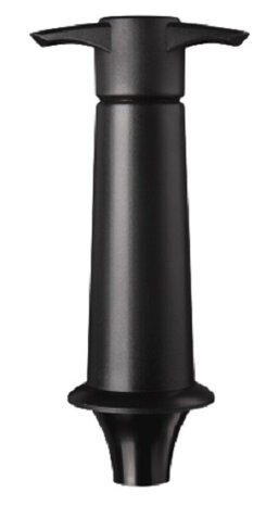 wijnaccessoires Premium staal zwart 4-delig