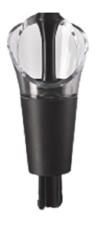 wijnaccessoires Premium staal zwart 4-delig