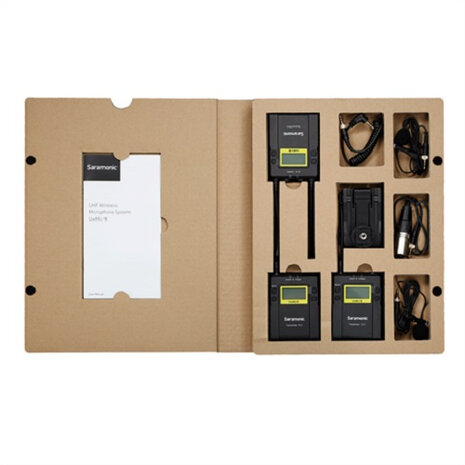 microfoonset UwMic9 TX9 + RX9 171 x 63,5 cm zwart