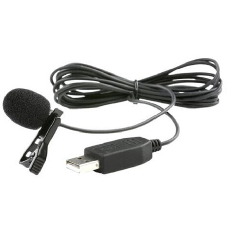 microfoonlavalier ULM10 USB 200 cm zwart 3-delig