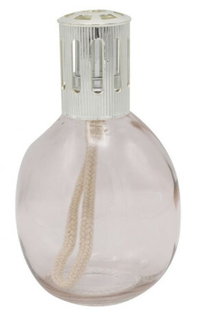 oliebrander Bol 10 x 16 cm glas zachtroze