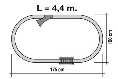 Startset batterij 500 Kersttrein