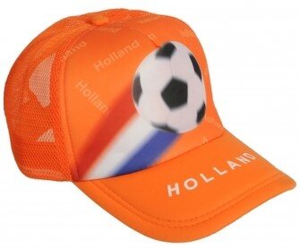 Supporters pet 30 x 14 x 22 cm oranje one size
