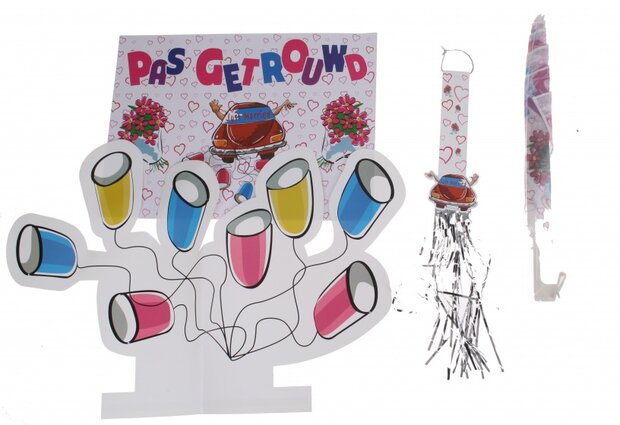 pas getrouwd versierset 4-delig