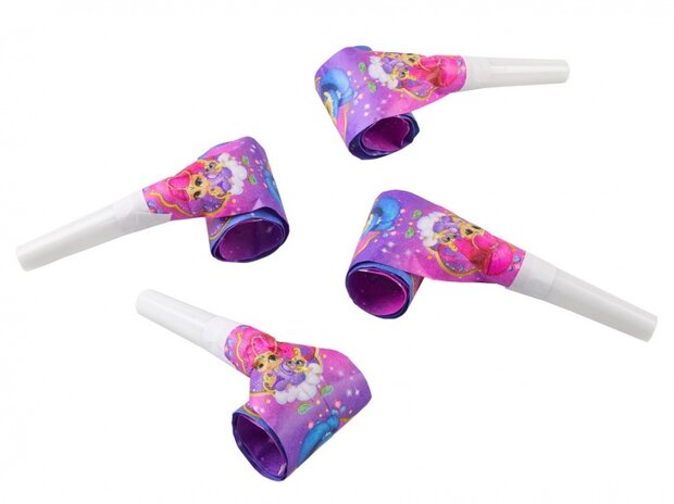 roltongen Shimmer en Shine 30 cm 8 stuks roze