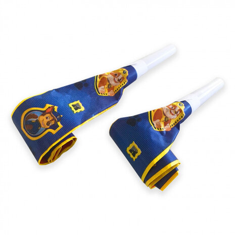 roltongen Paw Patrol 30 cm 8 stuks blauw
