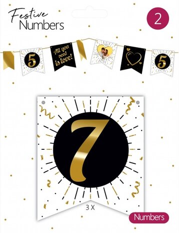 &#039;7&#039; vlaggenaccessoire 3 stuks