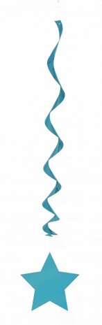 swirlslingers met ster blauw 60 cm 3-stuks
