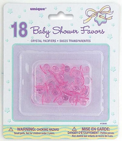 speenkristallen roze 15 gram 18 stuks
