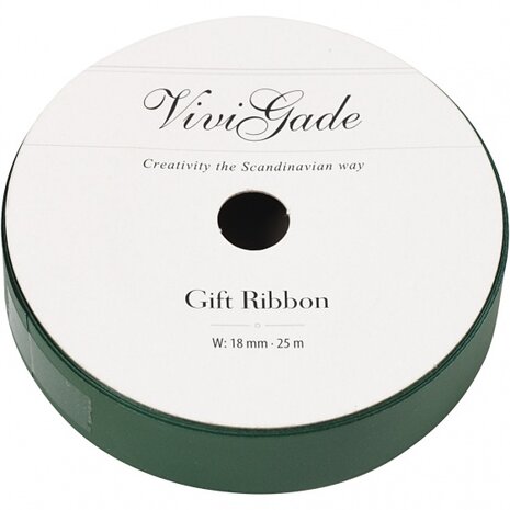 krullint 25 m x 18 mm groen