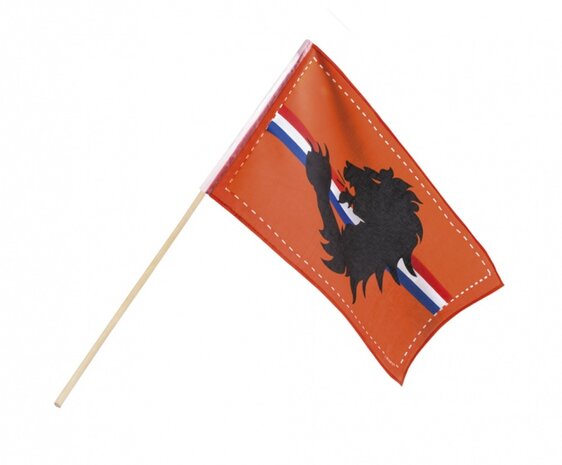 zwaaivlag Nederland 30 x 45 cm leeuw