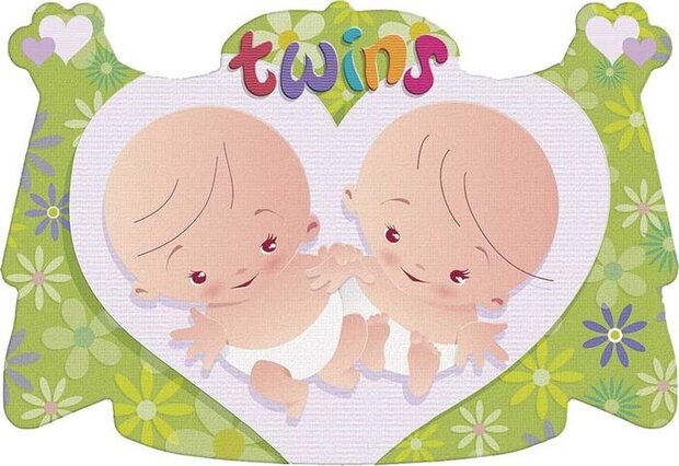 kroonschild &#039;&#039;Twins&#039;&#039; 48 x 32 cm unisex karton