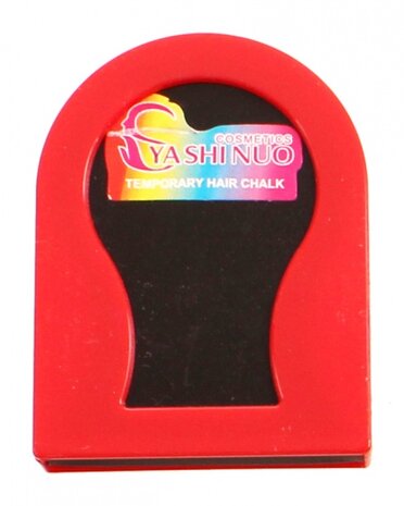 haarkrijt 5,5 x 4 x 1 cm rood