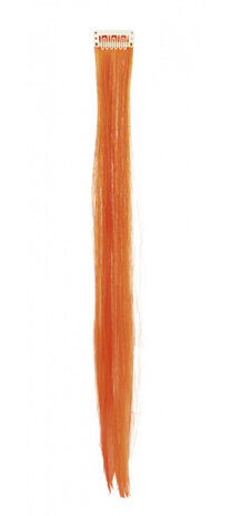 haarextension dames oranje one size