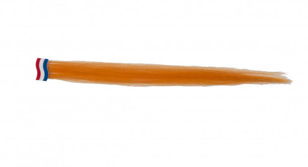 haar extensie Nederland 46 cm oranje 2 stuks