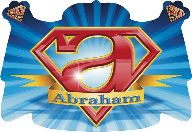 kroonschild Abraham blauw