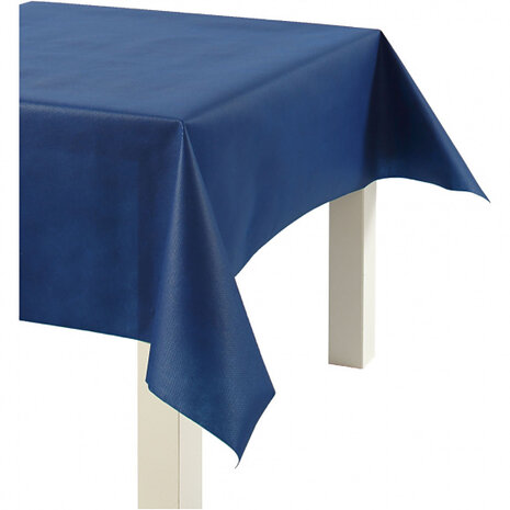 tafelkleed 125 cm 70 g/m2 blauw 10 meter per rol
