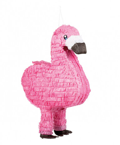 pi&ntilde;ata flamingo 55 x 39 cm papier roze