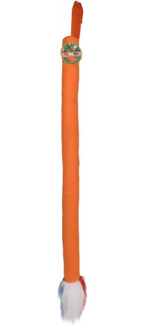 leeuwenstaart 82 cm unisex textiel oranje one-size