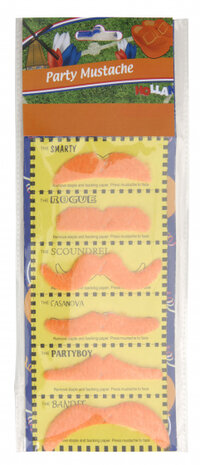 plaksnorren polyester oranje 6 stuks
