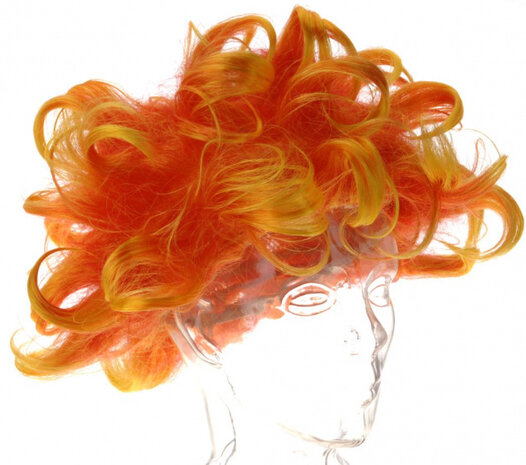 pruik Holland unisex oranje one-size