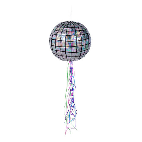 trekpi&ntilde;ata discoball 30 cm junior papier zilver