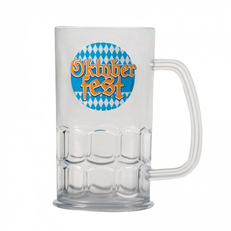 bierpul Oktoberfest 14 cm transparant