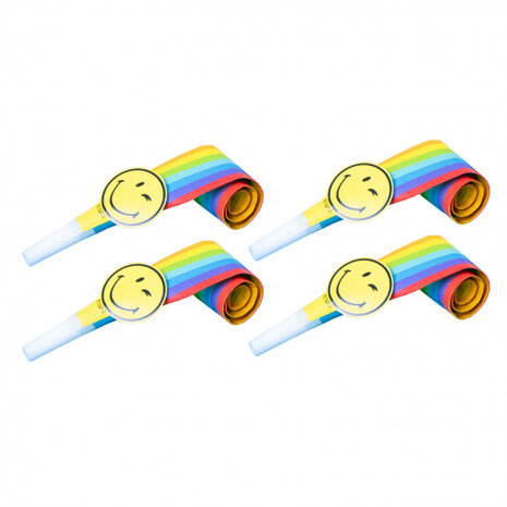 roltongen smileys junior 30 cm papier 8 stuks