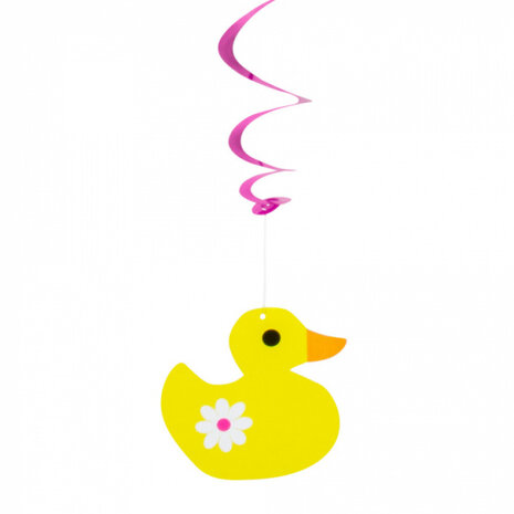 decoratieswirls Baby girl meisjes 60 cm PVC/papier roze